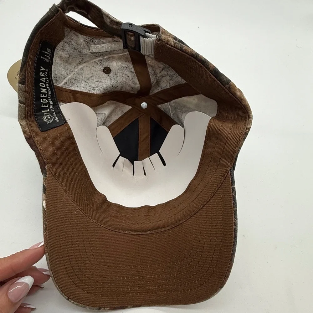 Legendary Headwear Total Foundations Brown Camo Adjustable Strapback Hat U100